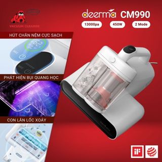 Máy hút bụi giường nệm Deerma CM980 lực hút 13000Pa sấy khô bằng khí nóng, kèm tia UV khử khuẩn - Bảo hành 12 tháng