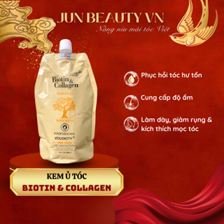Kem Ủ Tóc Biotin & Collagen Voudioty - Phục Hồi Tóc Hư Tổn