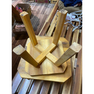Đôn gỗ chưng cây 10,12,15,20cm lập phương teak