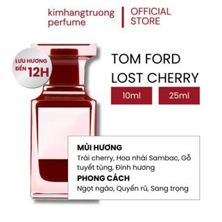 Nước Hoa Dạng Tinh Dầu Unisex Lost Cherry Phong Cách Ngọt Ngào, Quyến Rũ, Sang Trọng 10ml, 25ml | Kim Hằng Trương