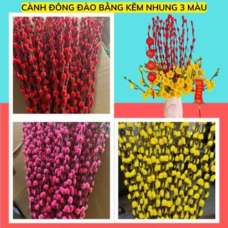   HÀNG LÀM SẴN  10 Cành Nụ Tầm Xuân Hoa Kẽm Nhung Loại 1 Nụ Tầm Xuân Decor Trang Trí Tết linh moon 