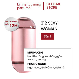 Nước Hoa Dạng Tinh Dầu Nữ 212 Sexy Phong Cách Ngọt Ngào, Gợi Cảm, Quyến Rũ 25ml | Kim Hằng Trương