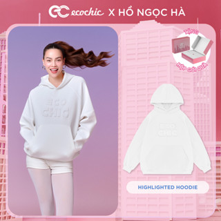 Áo Hoodie HIGHLIGHTED ECOCHIC Local Brand Chất Liệu Cao Cấp Công Nghệ In Dập Nổi Unisex Nam Nữ Form Rộng B087