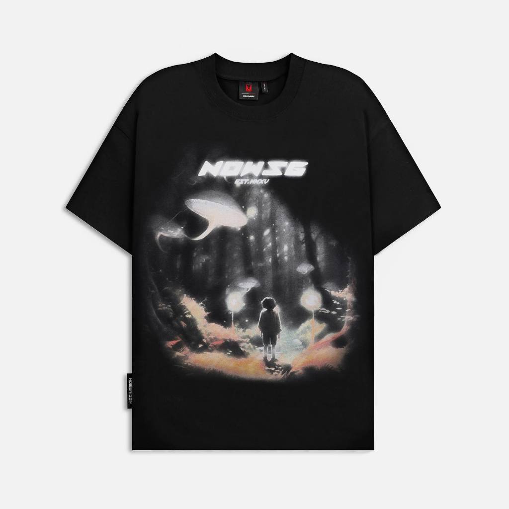 Áo thun NEEDS OF WISDOM Dream Tee - Black - Local Brand Chính Hãng | BigBuy360 - bigbuy360.vn