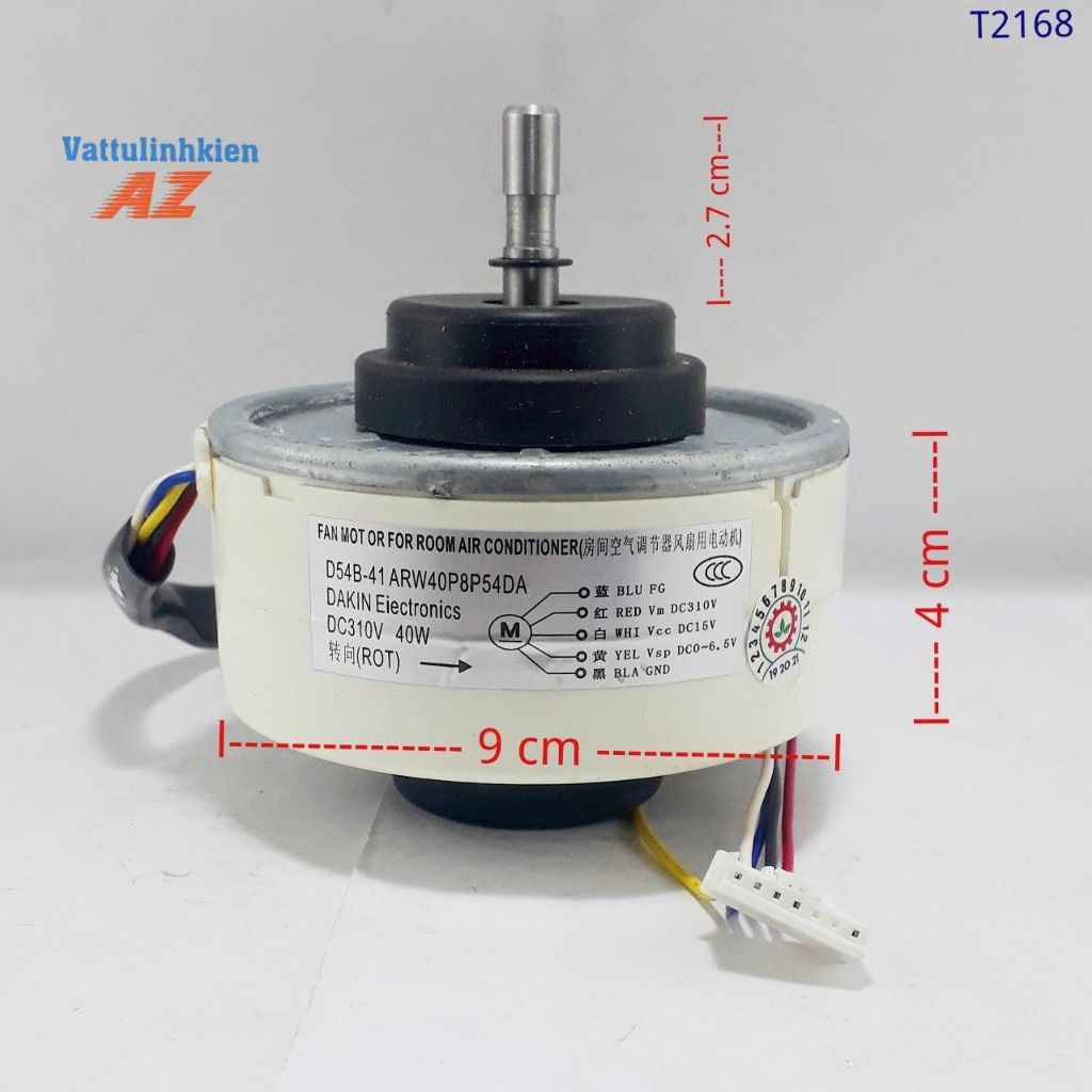 Quạt màn lạnh điều hòa DAIKIN INVERTER DC310V Công suất 18W/ 30W - 5 dây