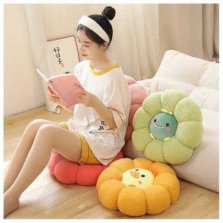 Đệm lót ngồi, nệm lót ghế, tựa lưng, trang trí sofa mẫu bông hoa, chó, mèo, vịt A1