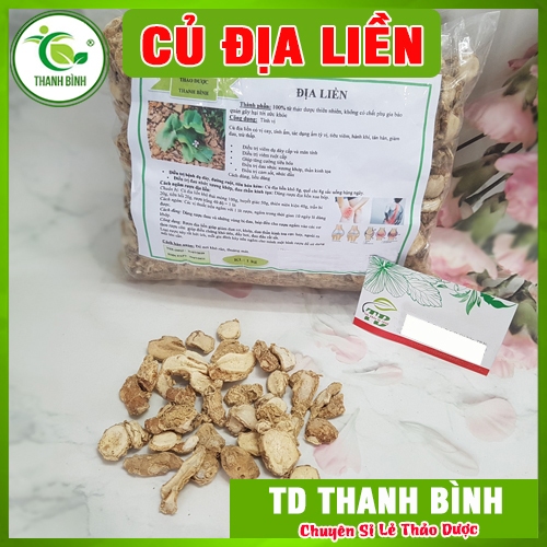 Củ Địa Liền 1Kg Khô - Thảo Dược Thanh Bình
