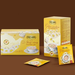 VIET ANH + hộp CÚC 40gr / 20 túi lọc + TRÀ HOA CÚC THẢO MỘC MẬT ONG NẮNG VÀNG