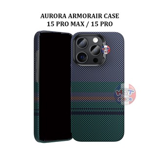  Ốp lưng sợi carbon 600D Benk$ Aurora ArmorAir Case cho IP 15 Pro Max   15 Pro siêu mỏng nhẹ 