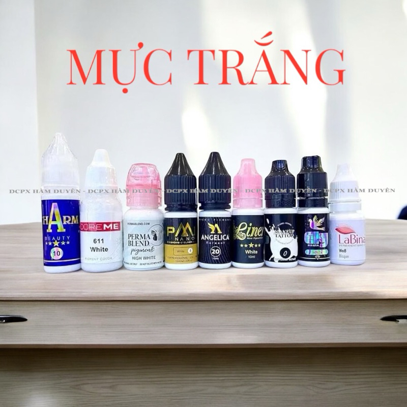 Mực màu trắng các hãng -DCPX HÀM DUYÊN