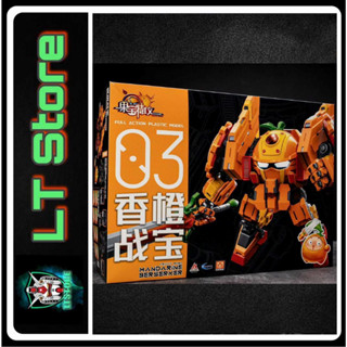 [CÓ SẴN] Mô hình lắp ráp Quýt Kiếm Sĩ - Robot trái cây - Biến đổi 2 dạng - Fruity Robo (Tặng kèm thẻ và quýt clear)