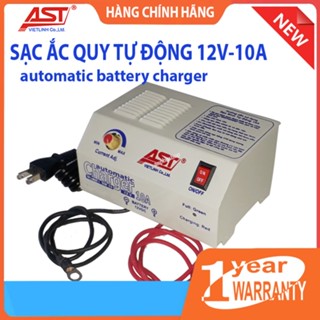SẠC ẮC QUY TỰ ĐỘNG (AST) 12V/10A (automatic battery charger), sạc acquy 12v, sạc bình acquy