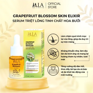 M.I.A - Serum Ức Chế Nang Lông Tinh Chất Hoa Bưởi Dùng Sau Khi Wax Lông Nách, Tay, Chân & Bikini - Dung Tích 10ml