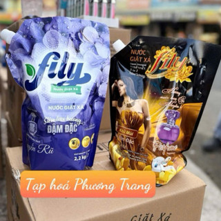    HÀNG CHÍNH HÃNG  Nước giặt hương nước hoa pháp quyến rũ đậm đặc 5in1 Fily túi 2,2 lít 