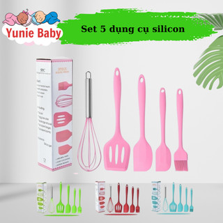  Set 5 dụng cụ làm bánh bằng silicon tiện lợi 
