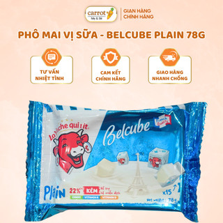 Phô Mai Vị Sữa - Belcube Plain 78G 15 Viên