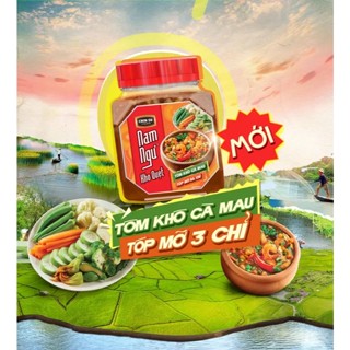 Hủ 200g + NAM NGƯ KHO QUẸT CHINSU (Tôm khô Cà Mau + Tóp mỡ ba chỉ)