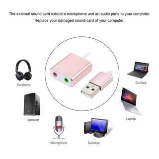 Usb sound card 7.1 âm thanh 3D