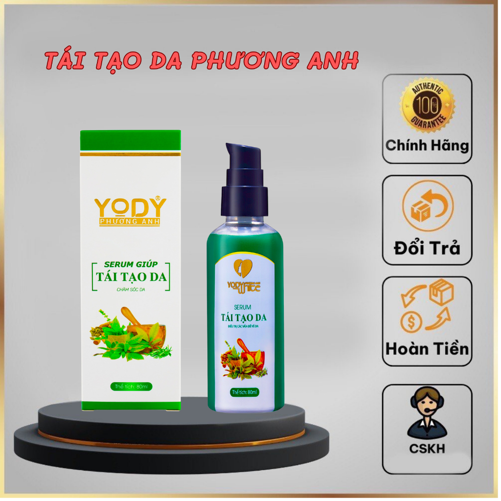 Serum Tái Tạo Da Phương Anh Mụn,Thâm,Nám 80ml