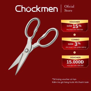 Kéo Cắt Đa Năng CHOCKMEN Inox Cao Cấp Sắc Bén Kéo Cắt Thức Ăn Cắt Thịt Cắt Xương Gà