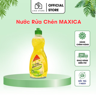   HỎA TỐC  COMBO 3 chai Nước Rửa Chén tự nhiên giá rẻ MAXICA 400g Hương Chanh Sạch Vết Dầu Mỡ An Toàn Da Tay 