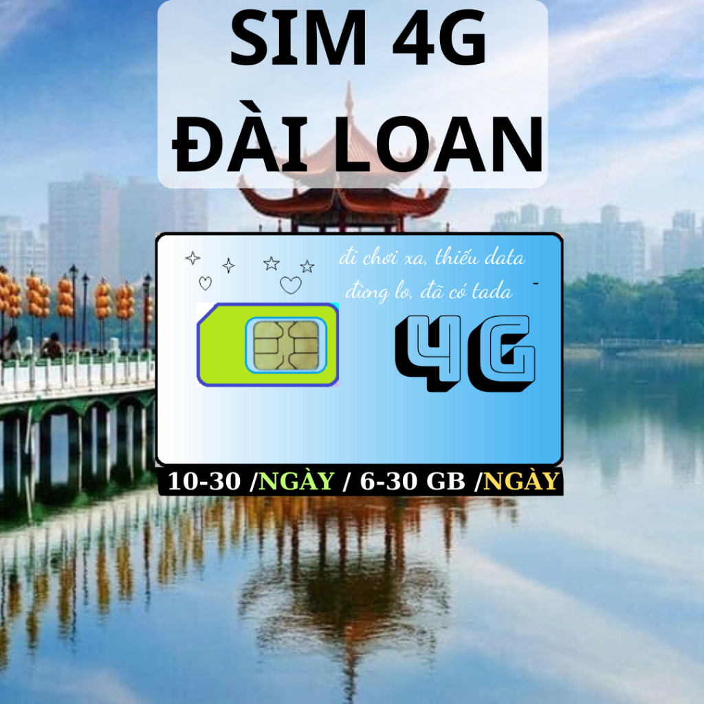 { Tổng Hợp} Sim Và Esim 4G Du lịch Đài Loan