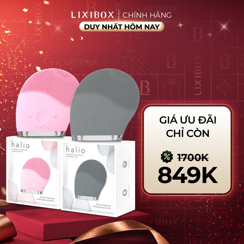 Combo 2 Máy Rửa Mặt Halio Facial Cleansing Massaging Device