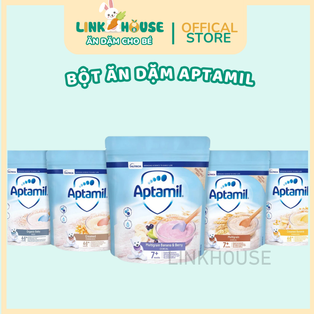 Bột Ăn Dặm Hữu Cơ Aptamil Cho Bé