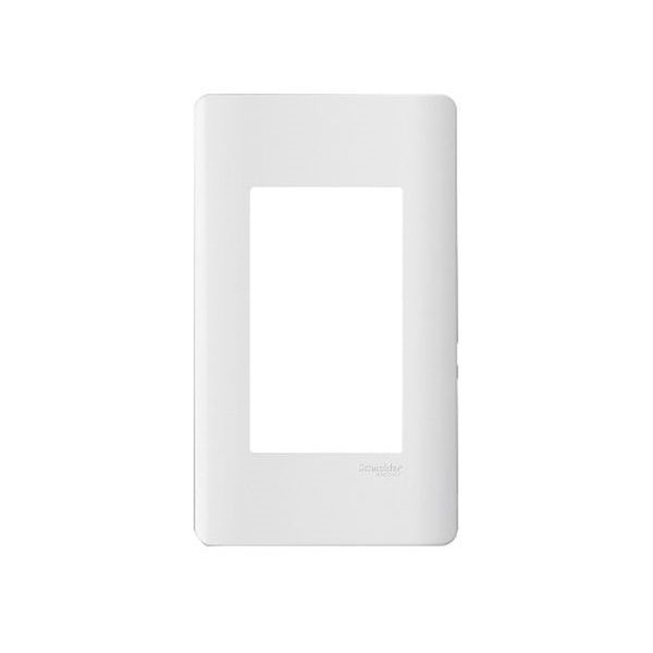 [Chính hãng] Mặt cho 3 thiết bị, size S A8401L_SZ_G19 Schneider dòng Zencelo A; Màu trắng, đồng ánh 
