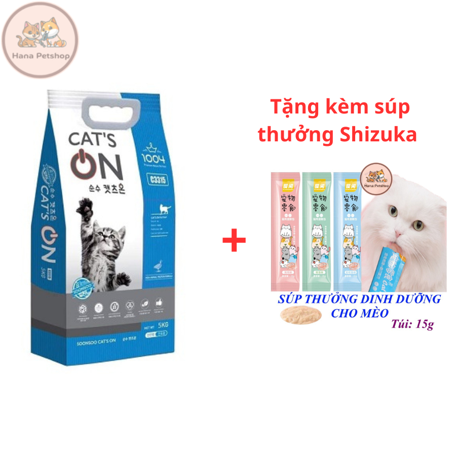 [HỎA TỐC] Hạt Cat's On Dành Cho Mèo - Thức Ăn Hạt Cats On Cho Mèo Mọi Lứa Tuổi hana pet