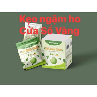 Viên ngậm ho chỉ khái thảo cửa sổ vàng hỗ trợ giảm ho, viêm họng, khan tiếng