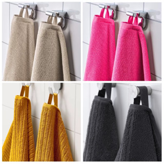 Set 4 khăn cotton đa năng I.K.E.A, có móc treo, lau mặt, lau tay, lau bàn, lau bếp, lau bát đũa...