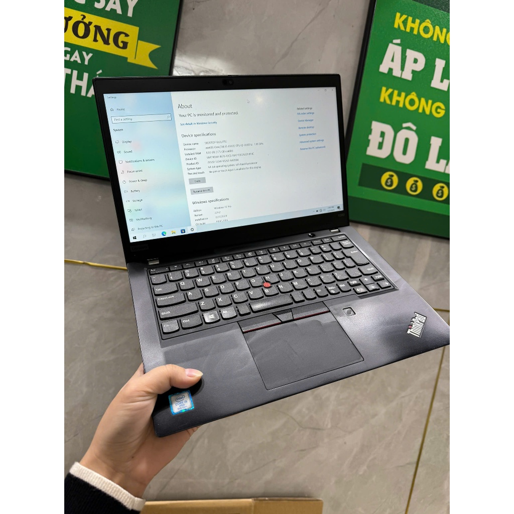 Lenovo ThinkPad X390 / Core i5 8265U / Ram 8GB / SSD M.2 256GB / FHD (1920 x 1080) 13.3 Inch