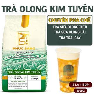  Trà Ô Long Kim Tuyên Phúc Sang 1kg - TRÀ PHA CHẾ PHÚC SANG - 100% búp trà ô long Kim Tuyên 