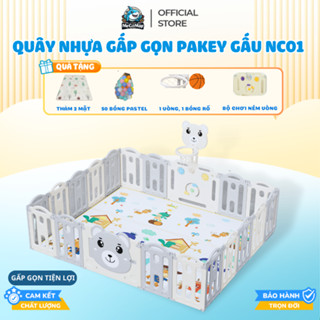 [HỎA TỐC HCM] Quây Cũi Cho Bé Tặng Bóng- Thảm- Bóng Rổ Mẫu Mới 2026, Quây Cũi Nhựa Gấp Gọn Dày Dặn An Toàn Cho Bé