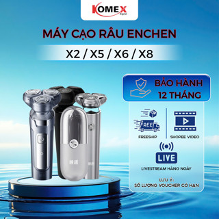 Máy Cạo Râu Mini Enchen X2, X5, X6, X8 Chống Nước, Cạo Sạch, Nhanh, Pin Sạc Siêu Bền