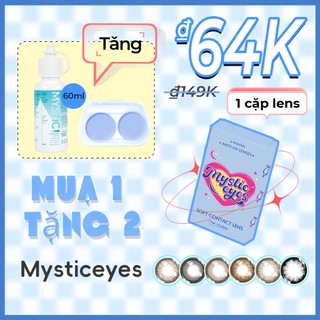[mua 1 tặng 2 0độ]kính áp tròng cận nâu lens đen lens cận blue kính màu xám lens mắt xanh lens giãn tròng to 14.5mm lens