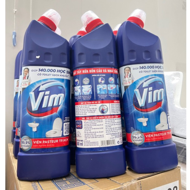 Nước Tẩy Bồn Cầu Vim Diệt Khuẩn 1 chai 880ml