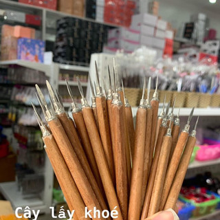lấy khóe cán gỗ nail  1 đầu