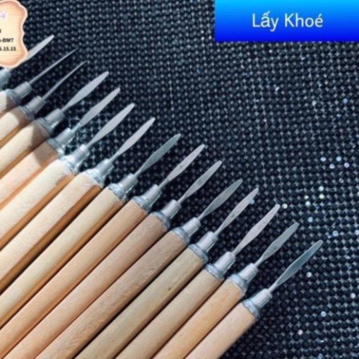 lấy khóe cán gỗ nail  1 đầu