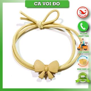 Dây cột tóc nữ hoa cúc nhiều màu