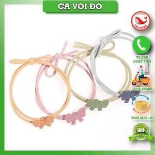 Dây cột tóc nữ hoa cúc nhiều màu