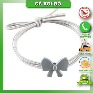 Dây cột tóc nữ hoa cúc nhiều màu