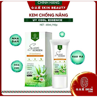 KEM CHỐNG NẮNG nhà Quê Skin chiết xuất từ Bạch Cúc và rau má 60ml SPF55++