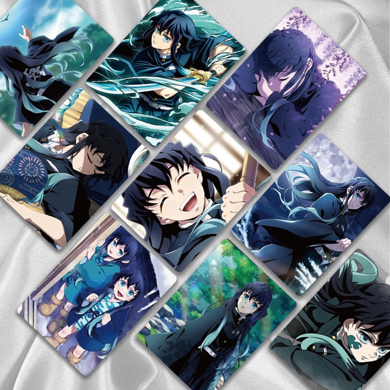 Set 50 Thẻ Ảnh Lomo Tokito Muichiro, Card Hologram Kimetsu No Yaiba cực ngầu