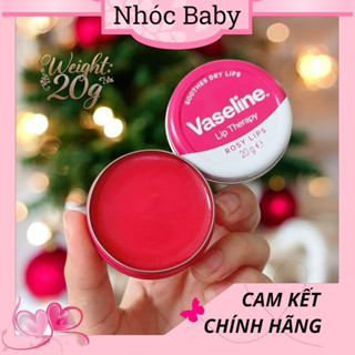 Dưỡng môi Vaseline Lip Therapy Rose Lips hộp thiếc 20g