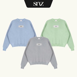 Áo Sweater Boxy SNAZZY Unisex Chất Liệu Sợi Len Chính Hãng - KNIT