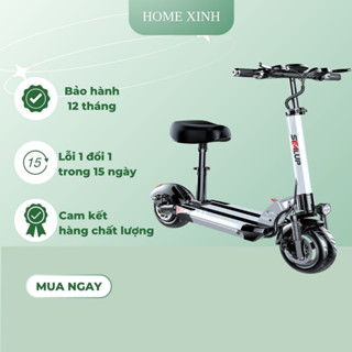 Xe điện SEALUP Q10, trang bị khoá từ NFC, màn hình LED lớn tốc tộ 50km, full phanh đĩa giảm sóc 100km/lần sạc