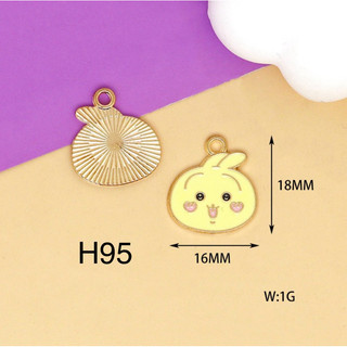 Charm kim loại hình con gà