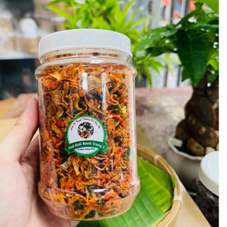 Muối Tép Hành Phi 200g – Mặn Cay Vừa – Trộn Bánh Tráng, Trái Cây, Ăn Vặt Ngon Chuẩn Vị